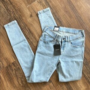 DRDenim Dixy Low waist Blue Skinny Jeans